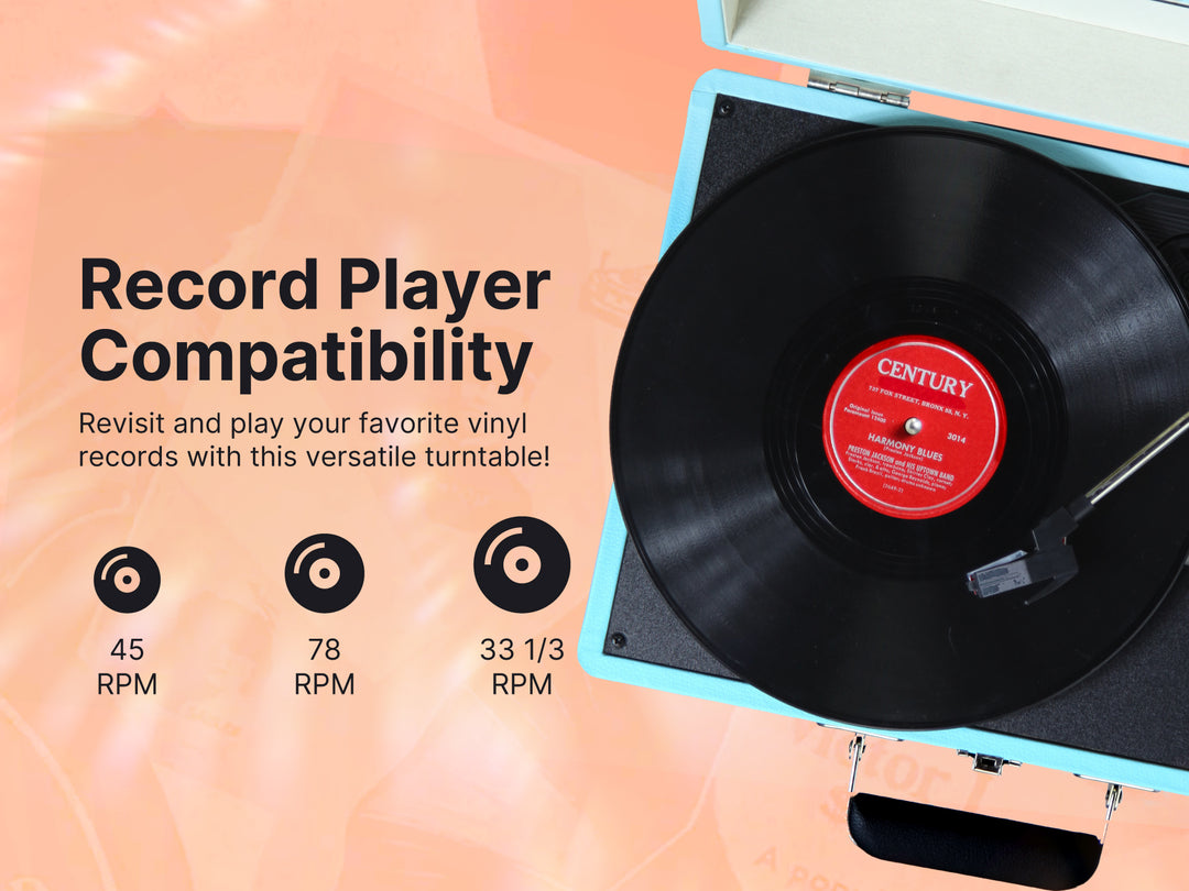 Metro
Dual Bluetooth® Suitcase Turntable
