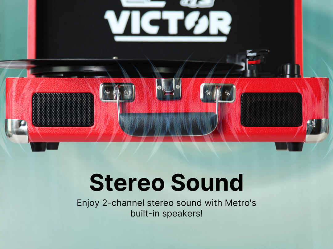Metro
Dual Bluetooth® Suitcase Turntable