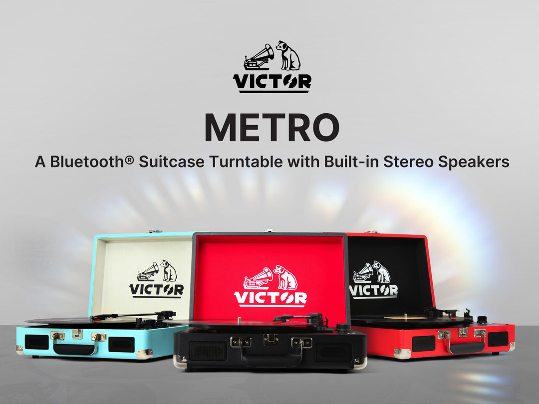 Metro
Dual Bluetooth® Suitcase Turntable