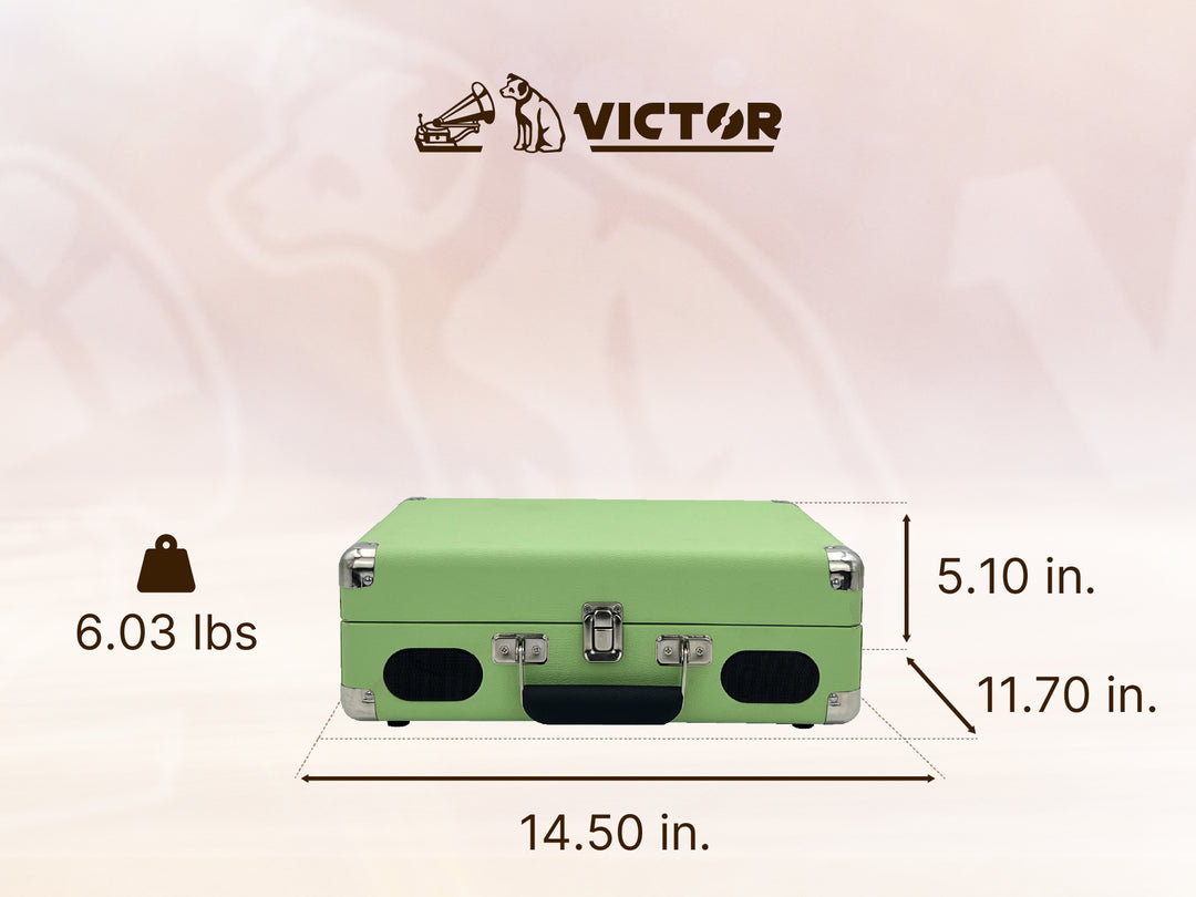 Metro Plus
Portable Dual Bluetooth® Suitcase Turntable