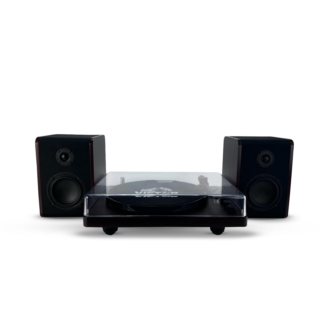 Lincoln 
Record Player with Stereo Speakers