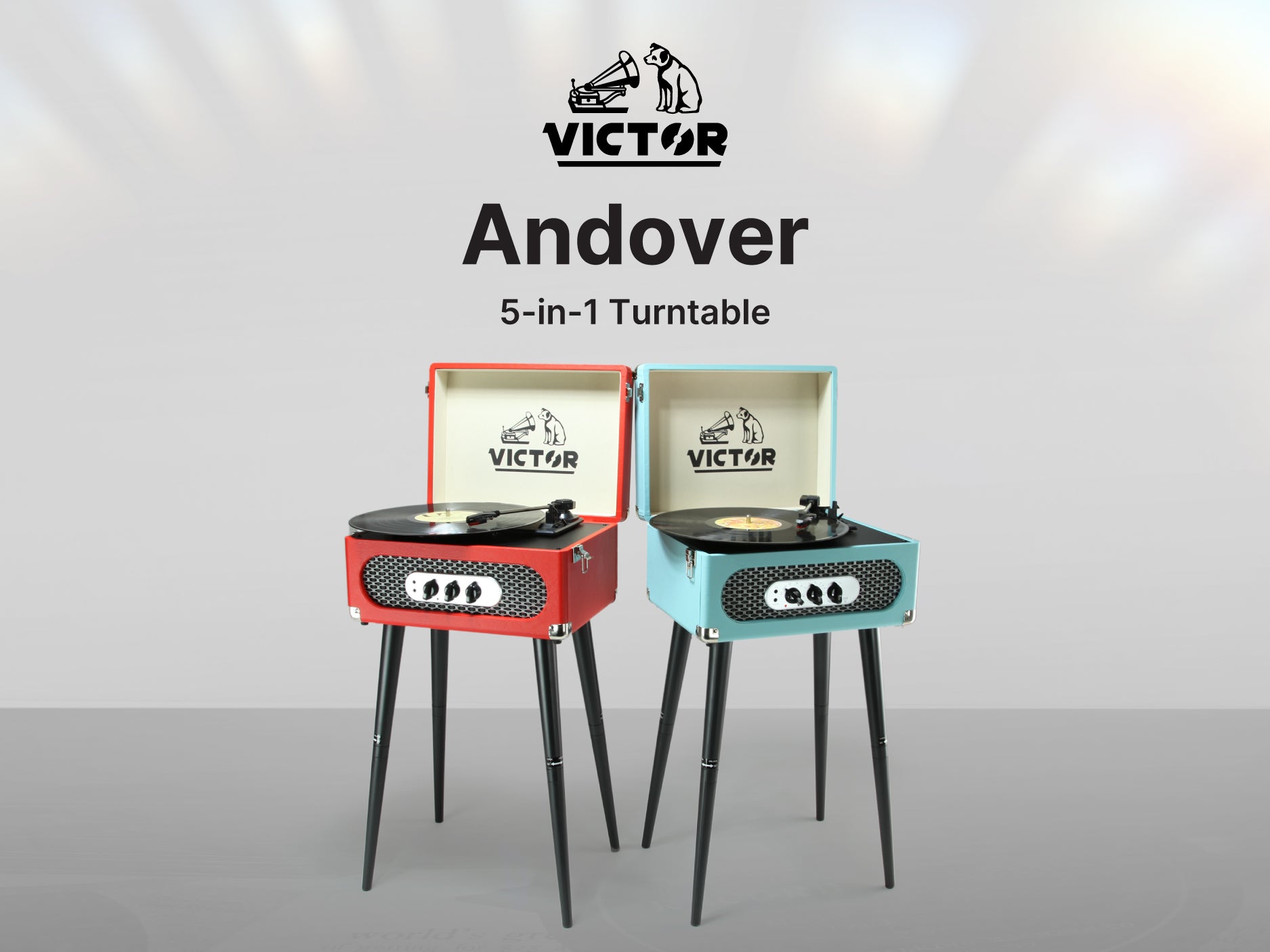 Andover 5-in-1 Turntable Music Center – victoraudio