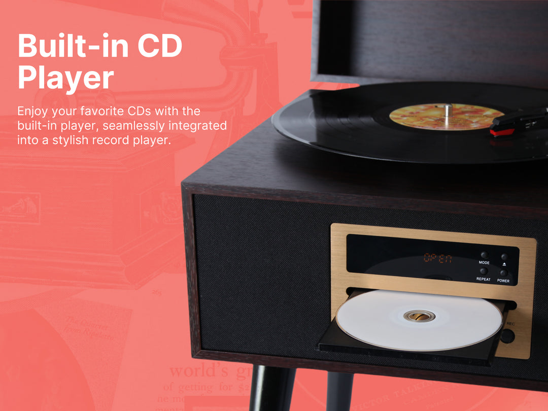 Newbury 8-in-1 Wood Music Center – victoraudio