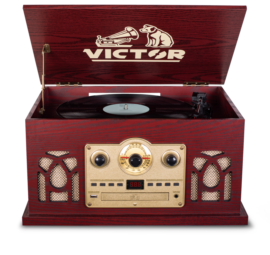 BELMONT
8-in-1 Wood Music Center