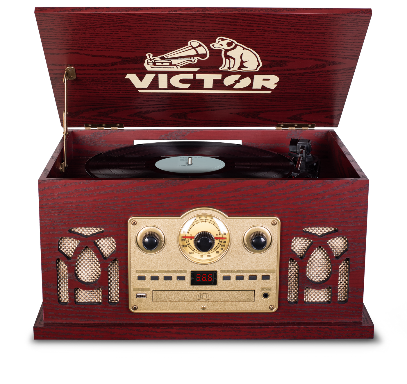 BELMONT 8-in-1 Wood Music Center – victoraudio