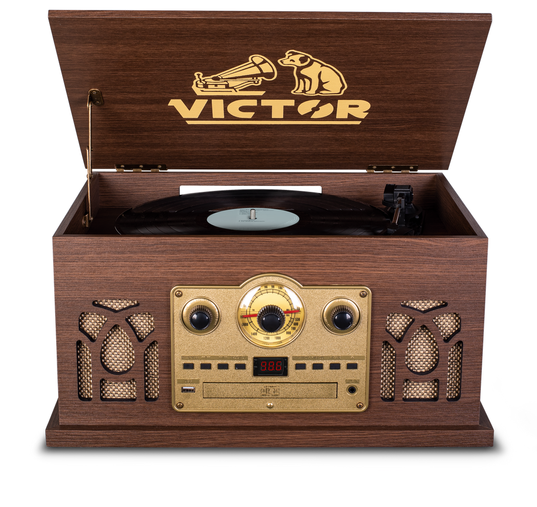 BELMONT 8-in-1 Wood Music Center – victoraudio