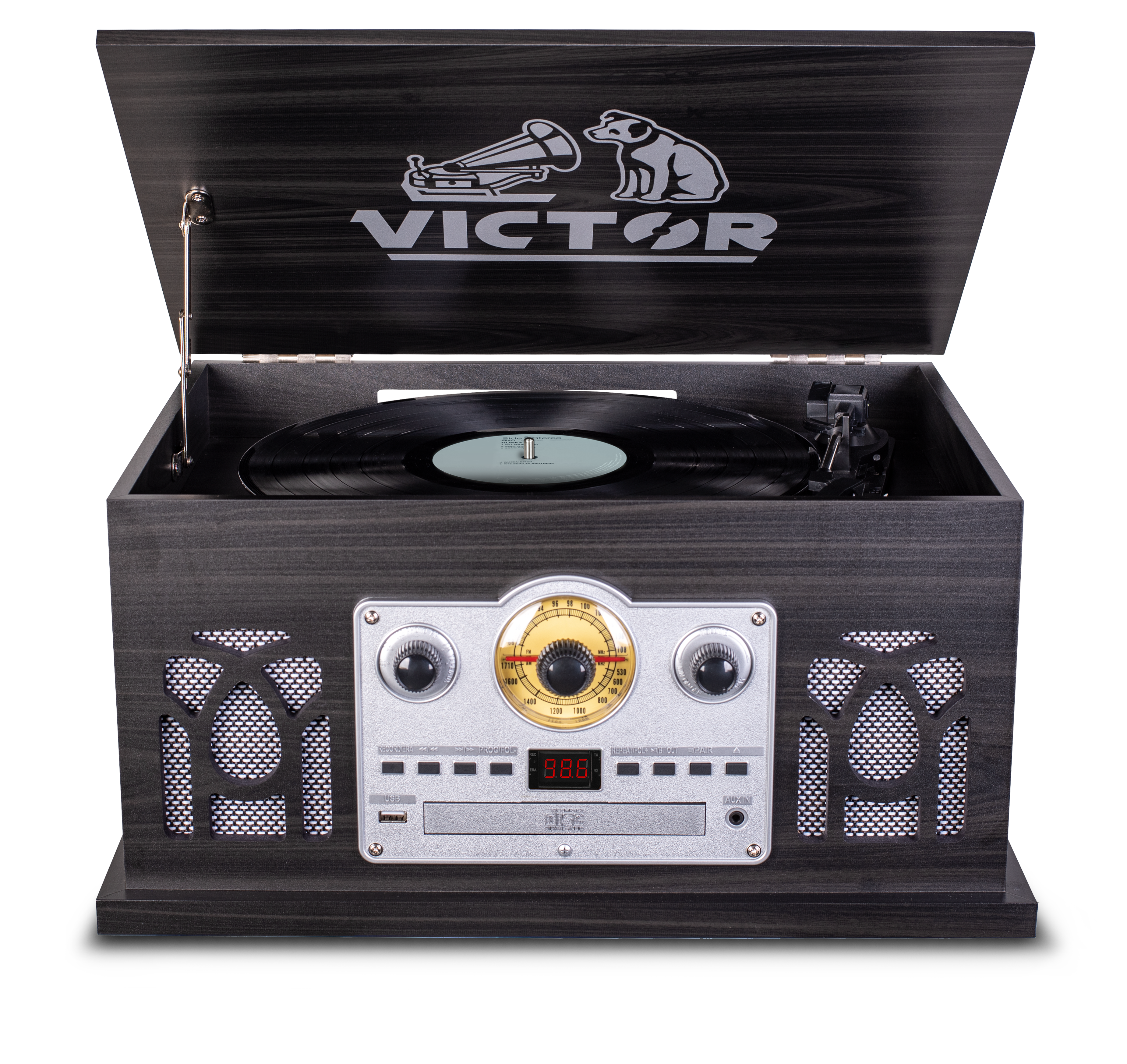 BELMONT 8-in-1 Wood Music Center – victoraudio BELMONT 8-in-1 Wood Music Center – victoraudio