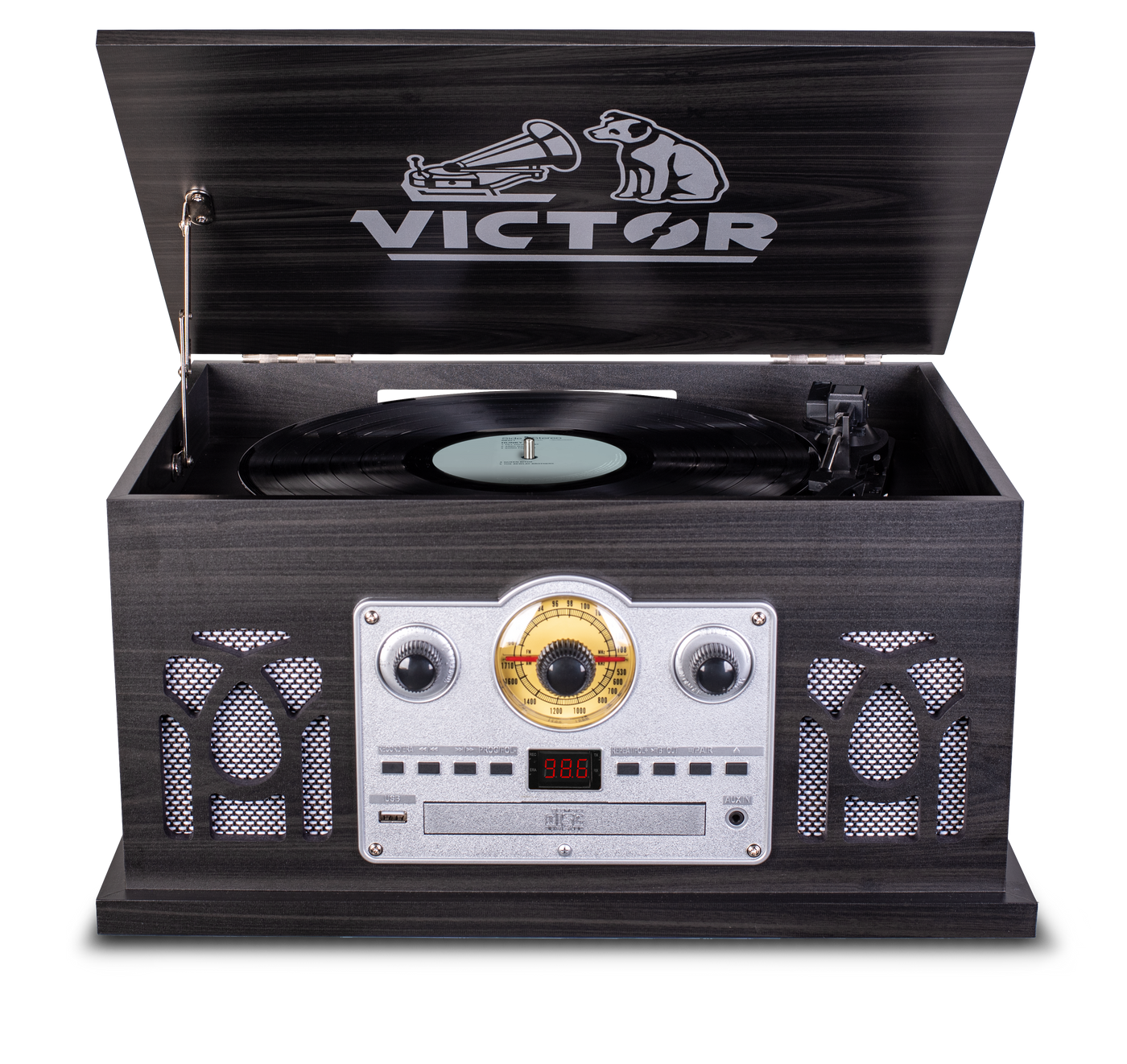 BELMONT 8-in-1 Wood Music Center – victoraudio