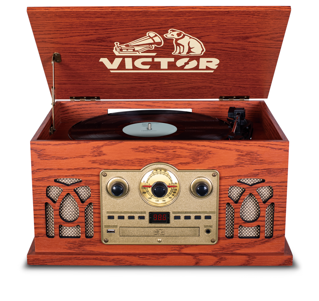 BELMONT 8-in-1 Wood Music Center – victoraudio