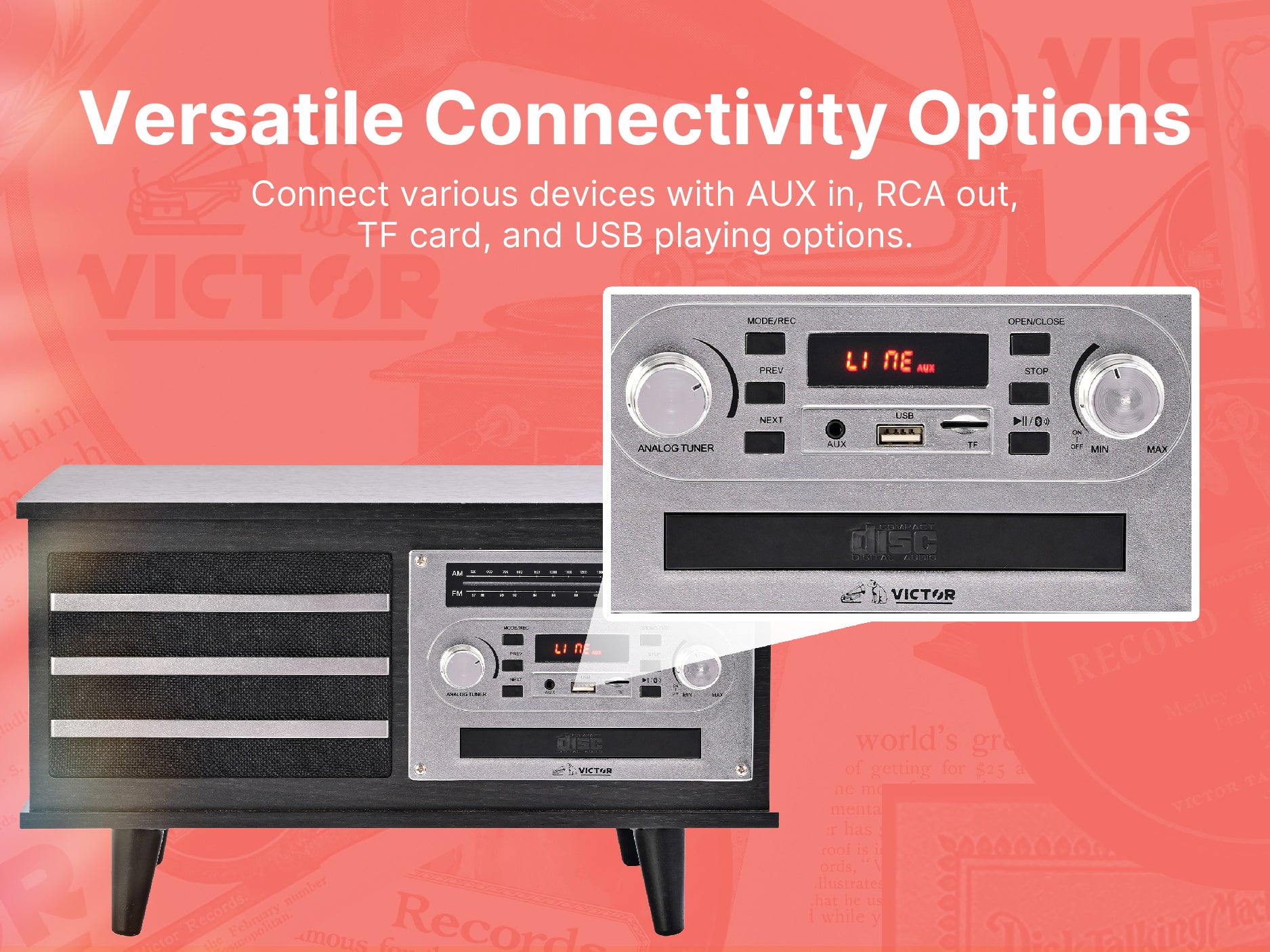Monroe 8-in-1 Music Center – victoraudio