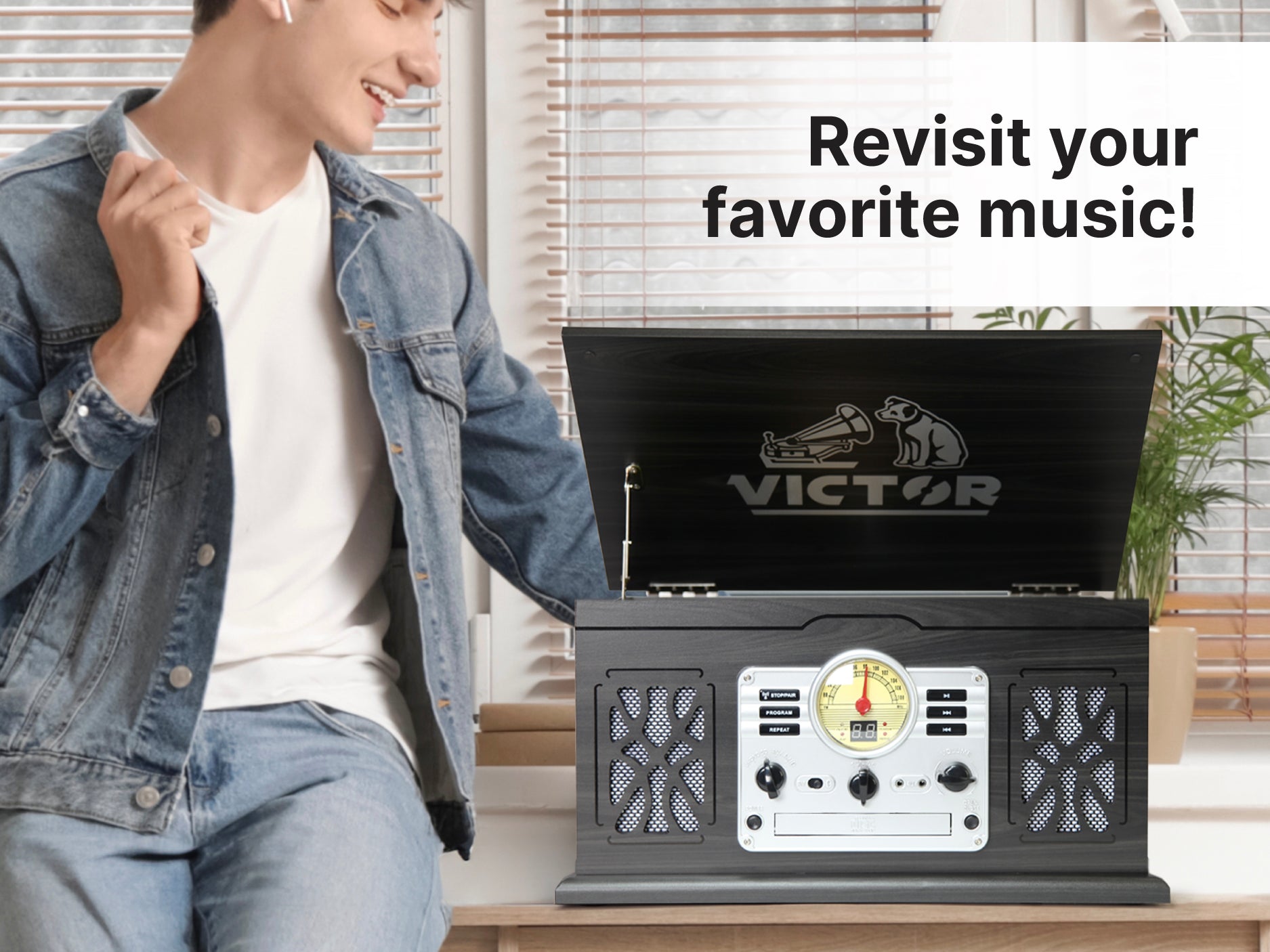 State 7-in-1 Wood Music Center – victoraudio