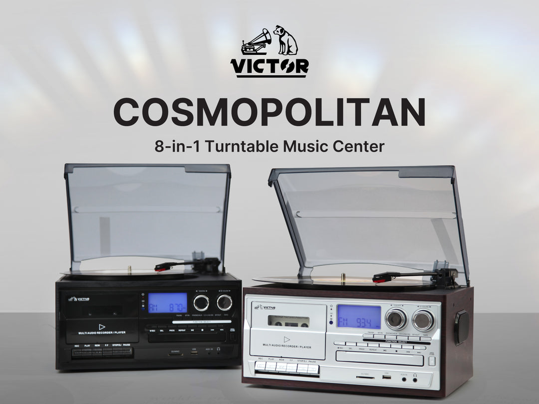 Cosmopolitan
8-in-1 Turntable Music Center