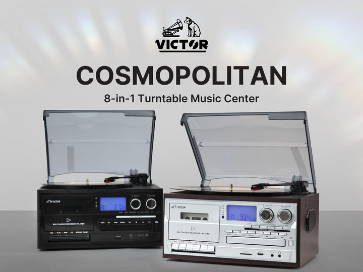 Cosmopolitan 8-in-1 Turntable Music Center – victoraudio