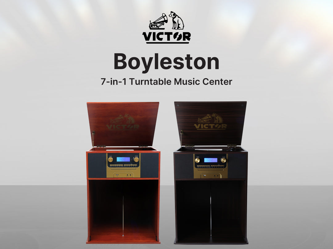Boyleston
7-in-1 Turntable Music Center