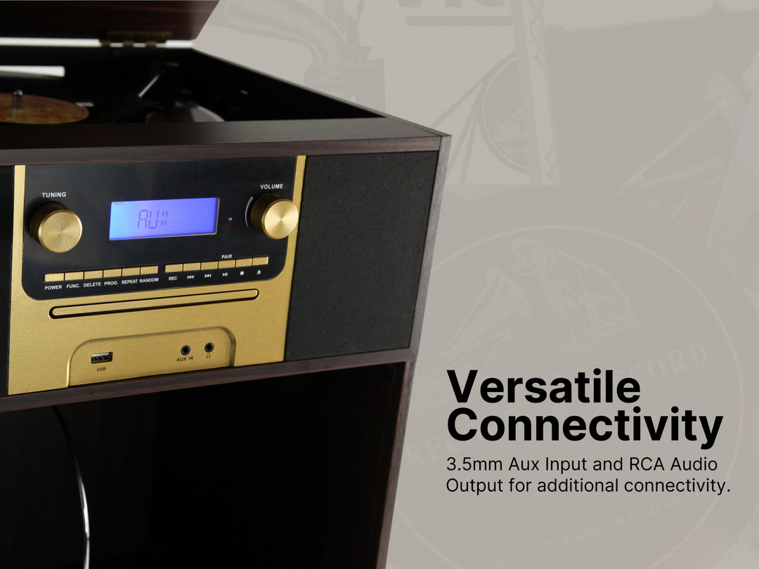 Boyleston
7-in-1 Turntable Music Center