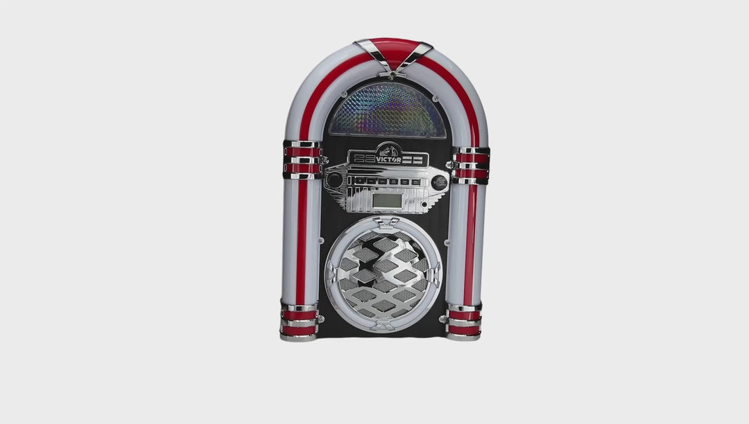 WILSHIRE 

Desktop Bluetooth® Jukebox with Multicolor LED Lighting