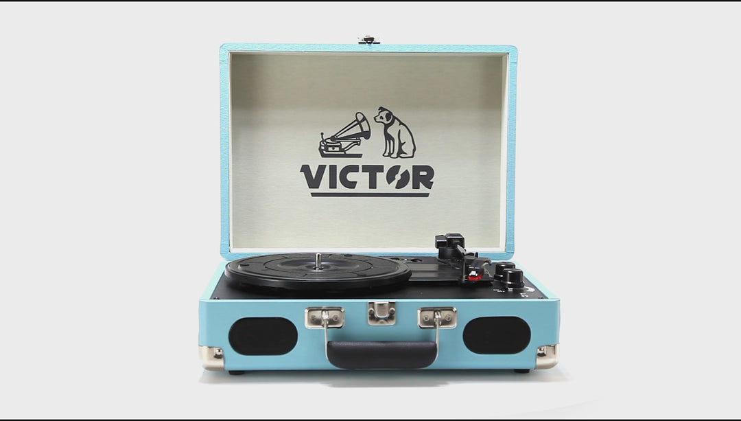 Metro Plus
Portable Dual Bluetooth® Suitcase Turntable