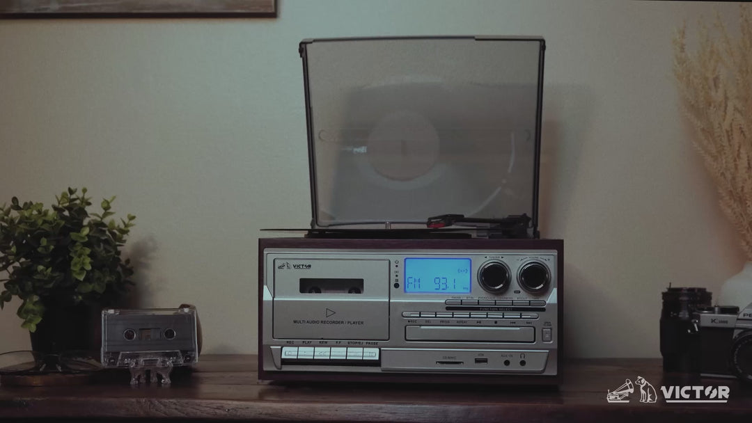 Cosmopolitan
8-in-1 Turntable Music Center