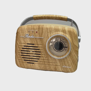 Portable Retro Radio 

with Built-in Rechargeable Battery