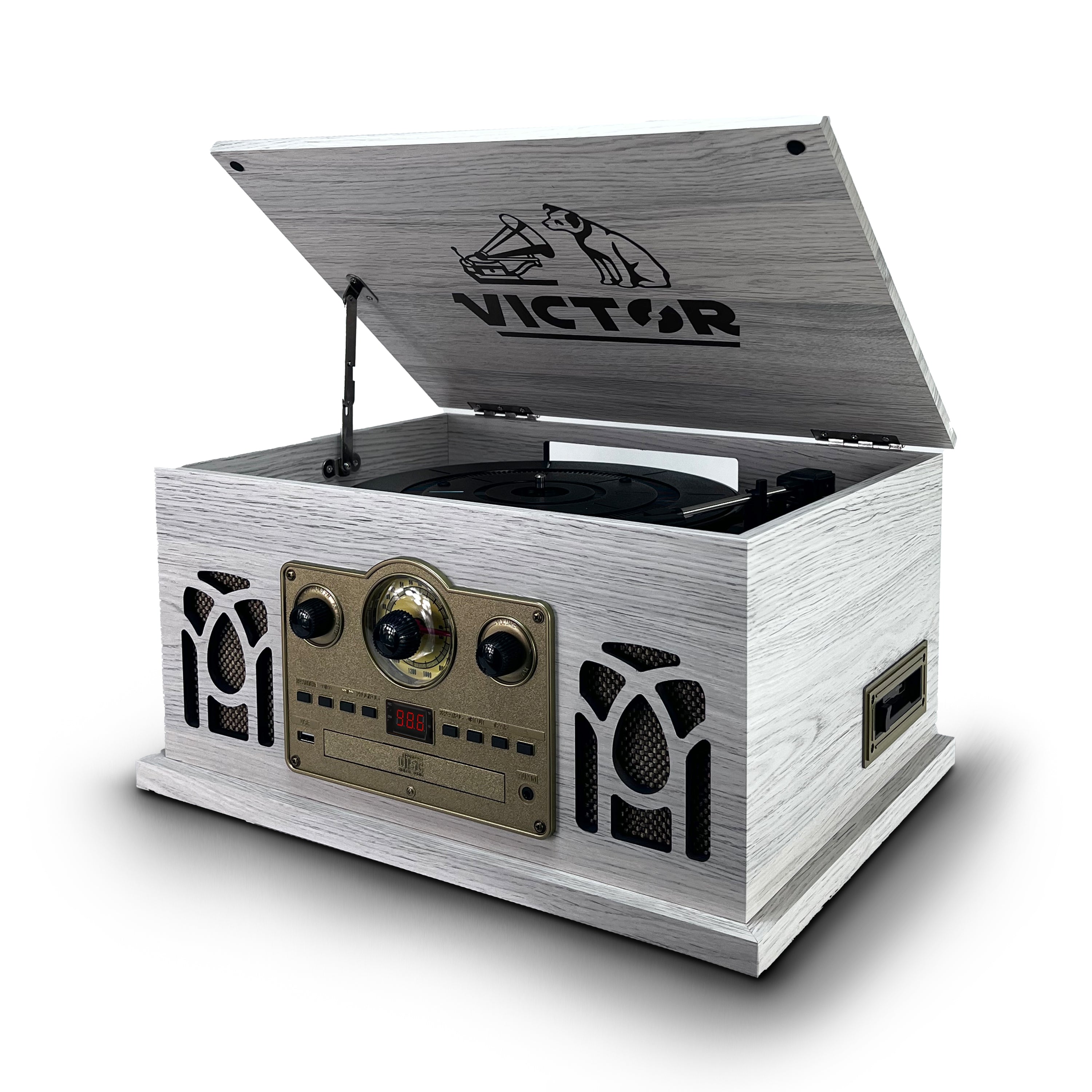 BELMONT 8-in-1 Wood Music Center – victoraudio