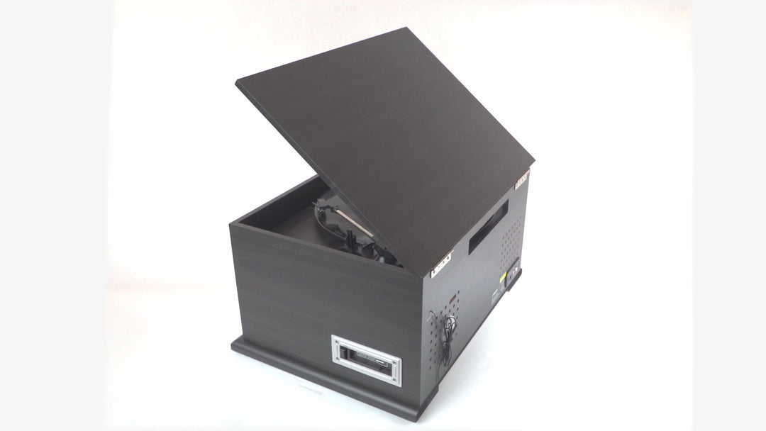 State
7-in-1 Wood Music Center