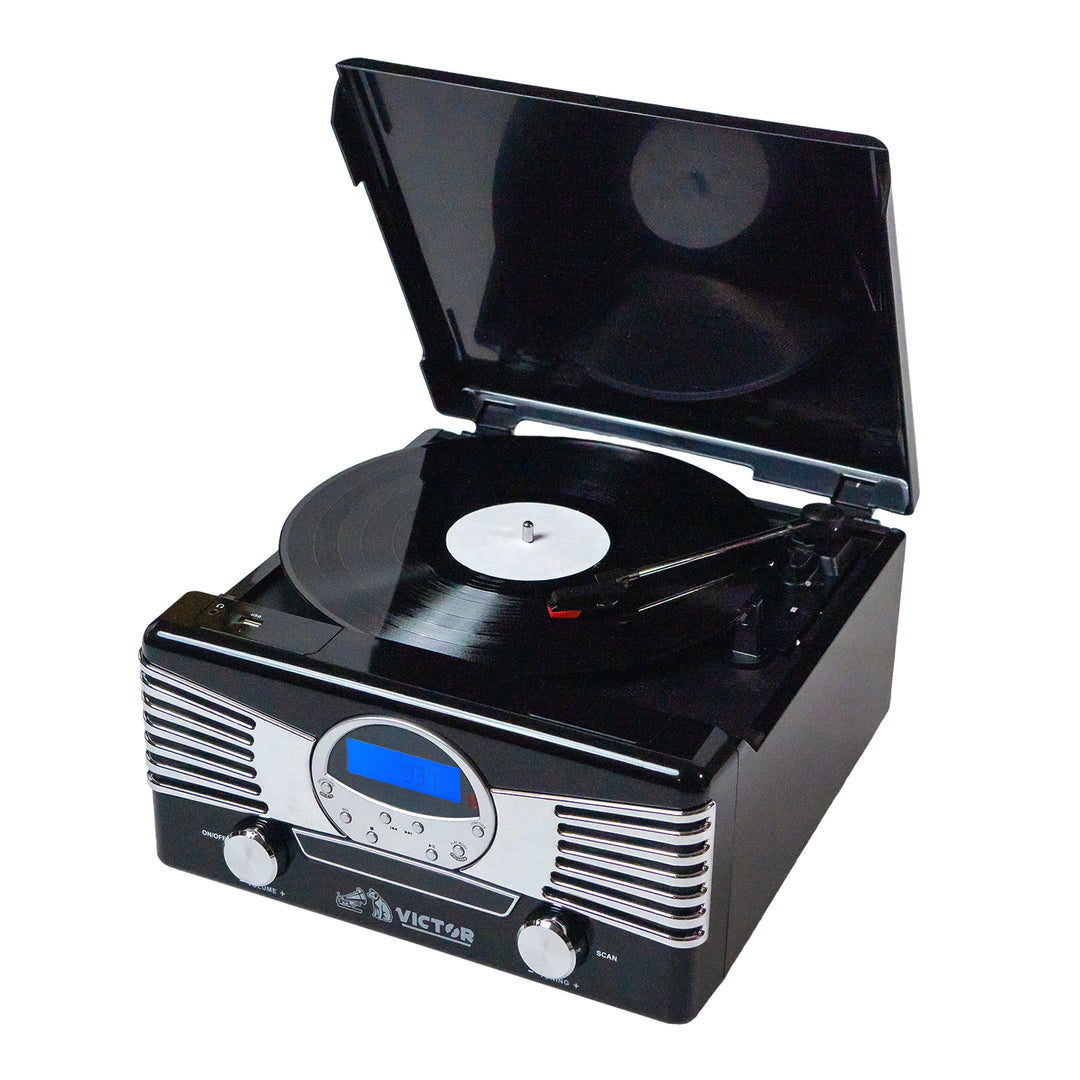 Diner 7-in-1 Turntable Music Center