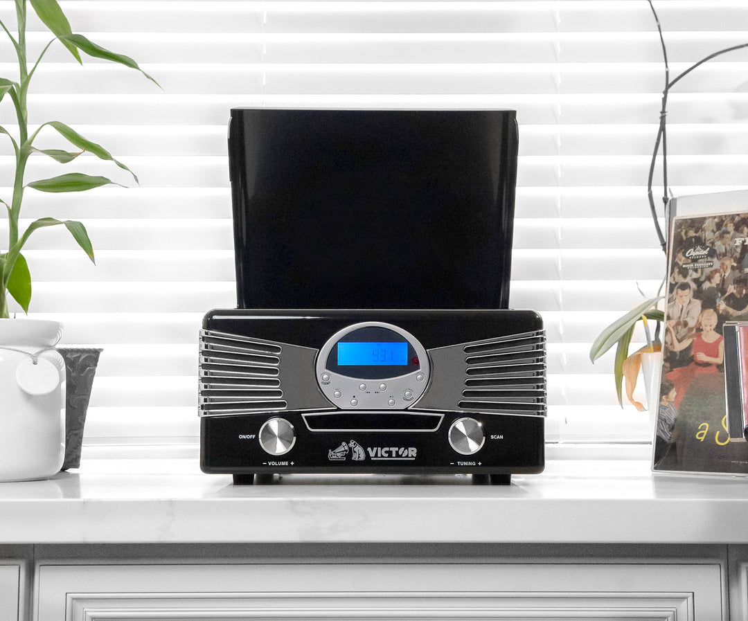 Diner 7-in-1 Turntable Music Center