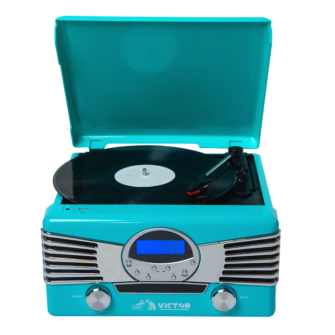 Diner 7-in-1 Turntable Music Center