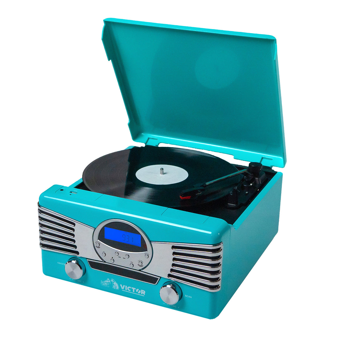 Diner 7-in-1 Turntable Music Center