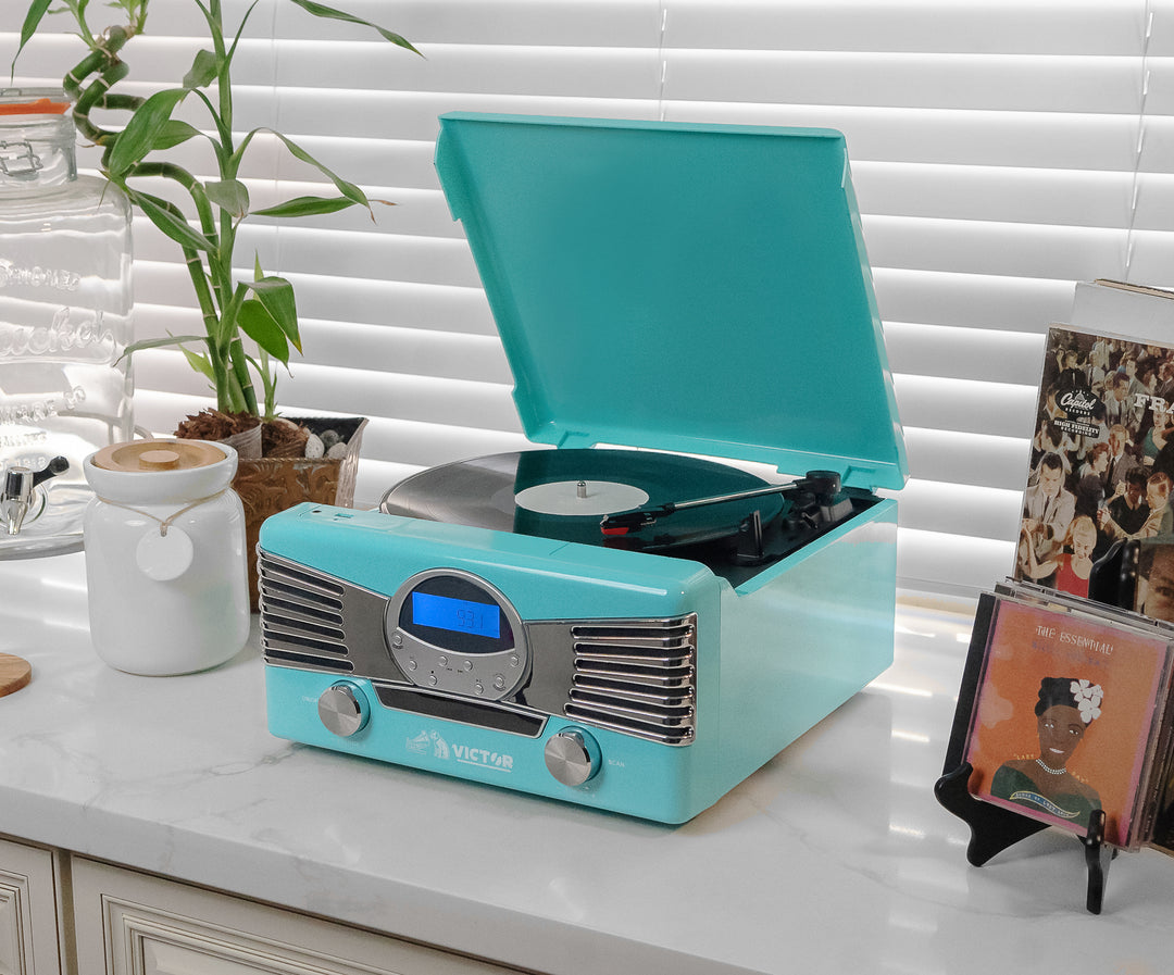 Diner 7-in-1 Turntable Music Center