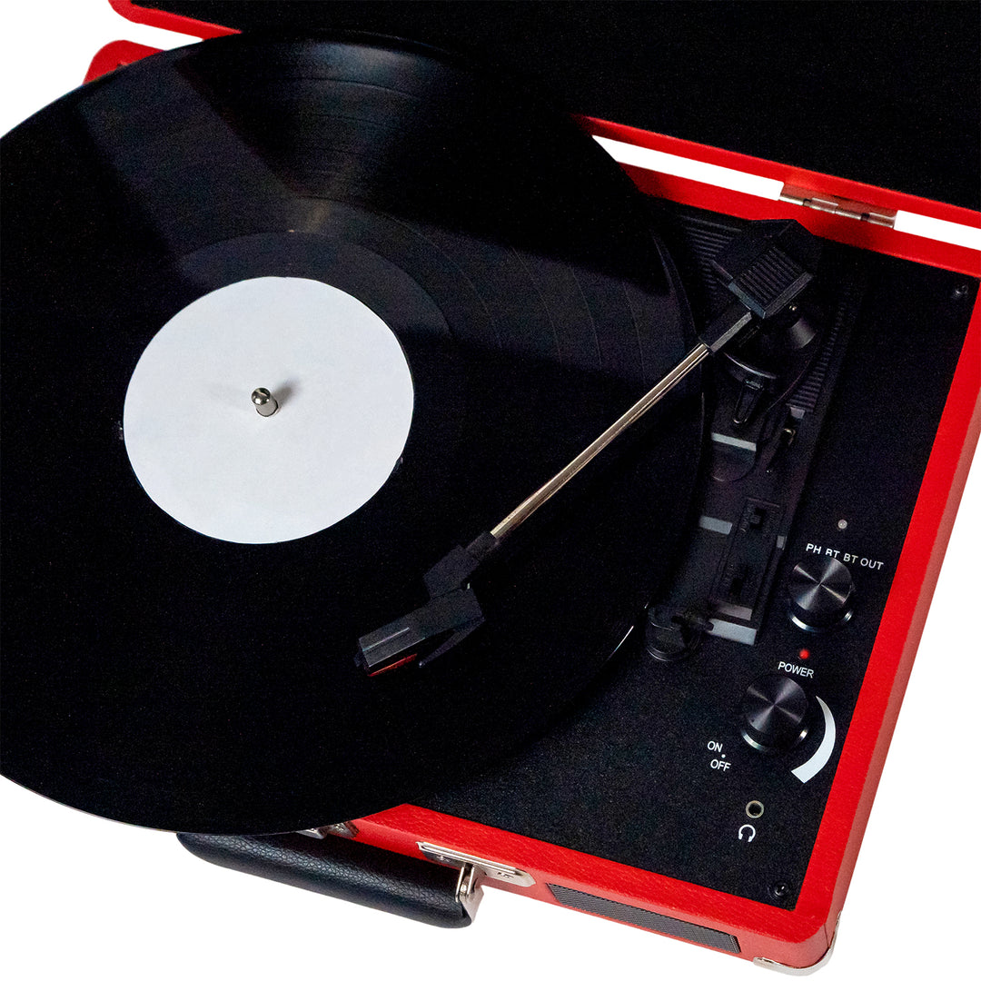 Metro
Dual Bluetooth® Suitcase Turntable