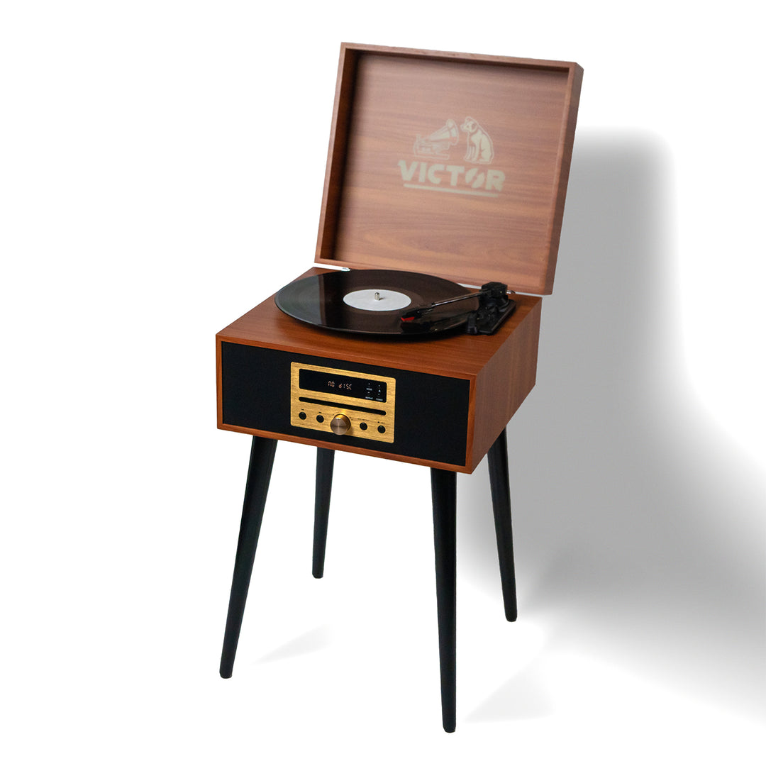 Newbury
8-in-1 Wood Music Center