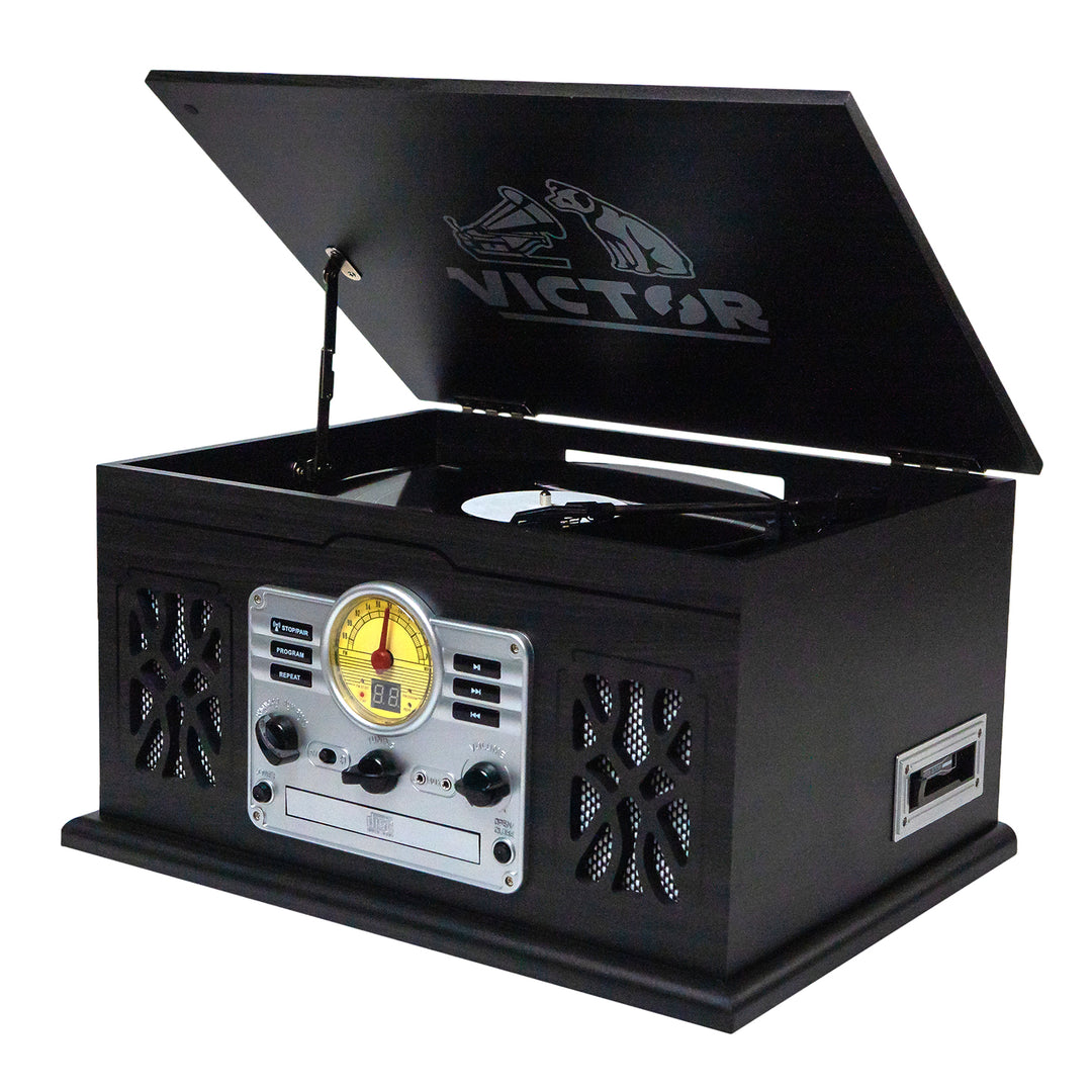 State
7-in-1 Wood Music Center