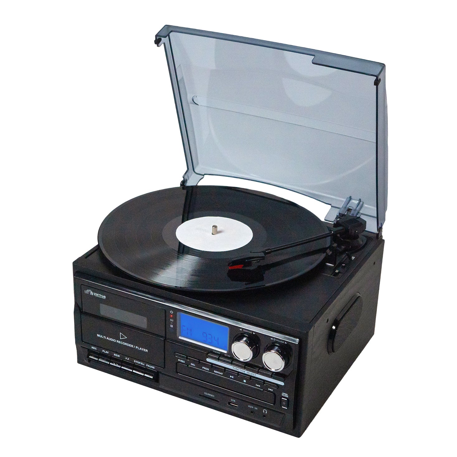 Cosmopolitan 8-in-1 Turntable Music Center – victoraudio