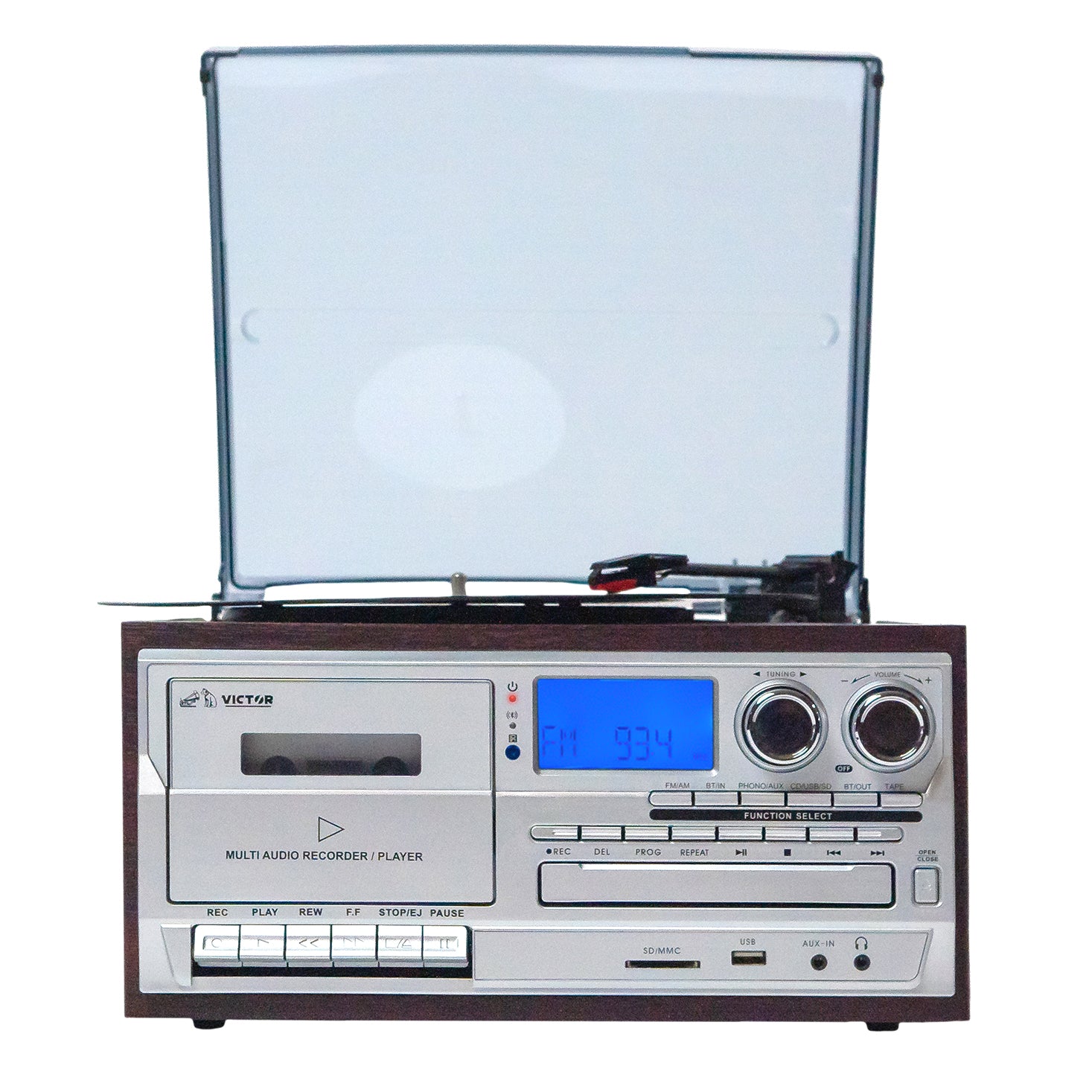 Cosmopolitan 8-in-1 Turntable Music Center – victoraudio