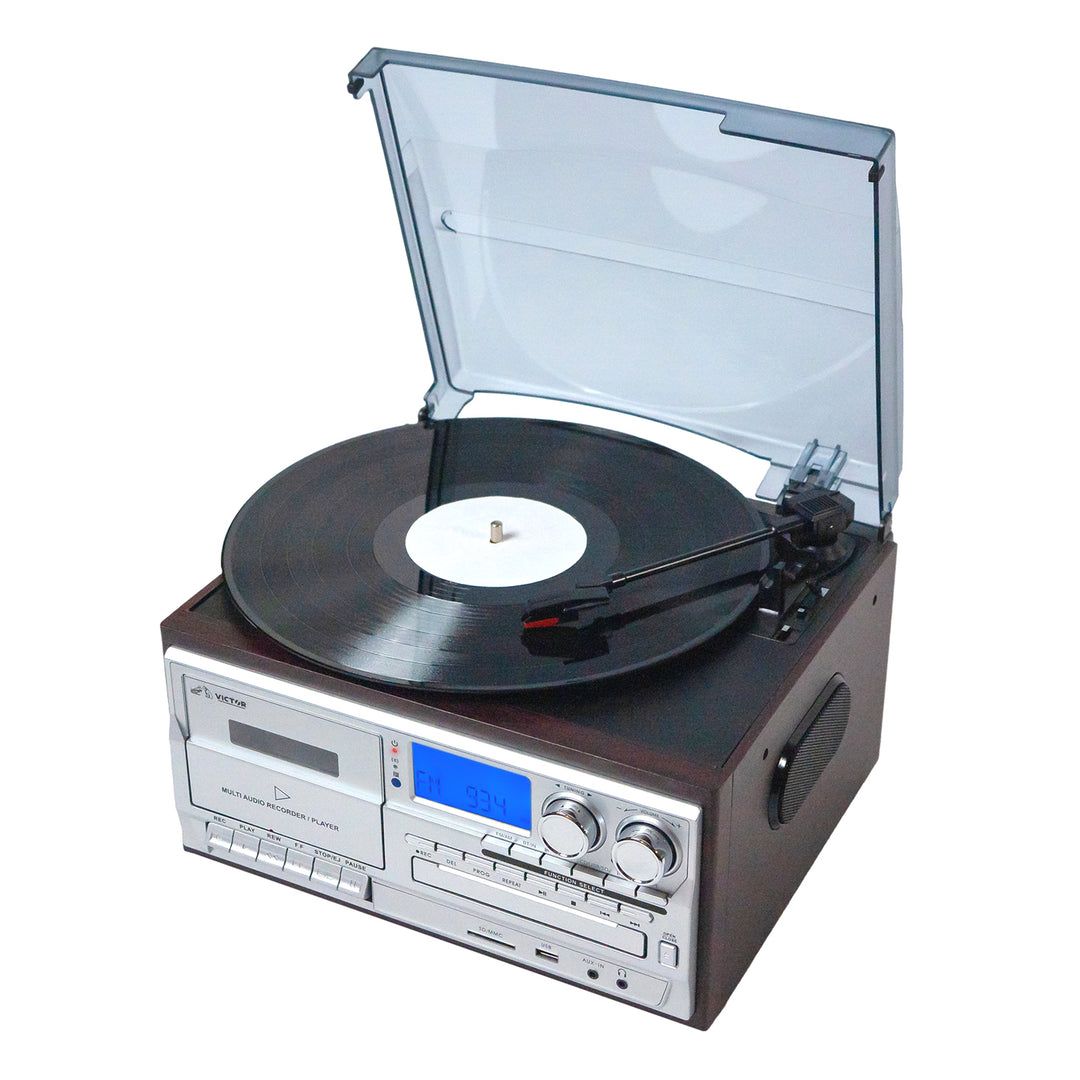 Cosmopolitan 8-in-1 Turntable Music Center – victoraudio