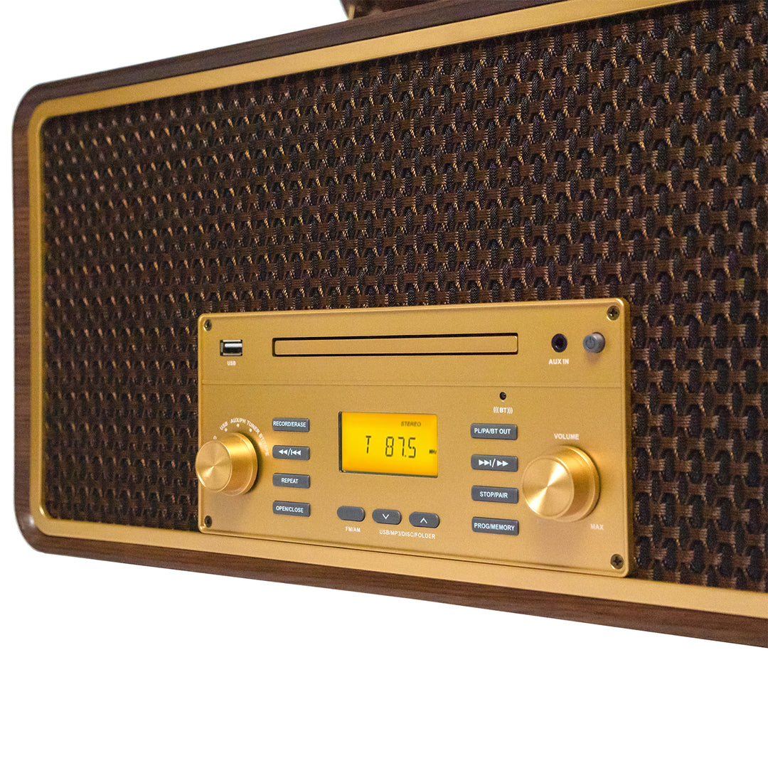 Monument
8-in-1 Wood Music Center