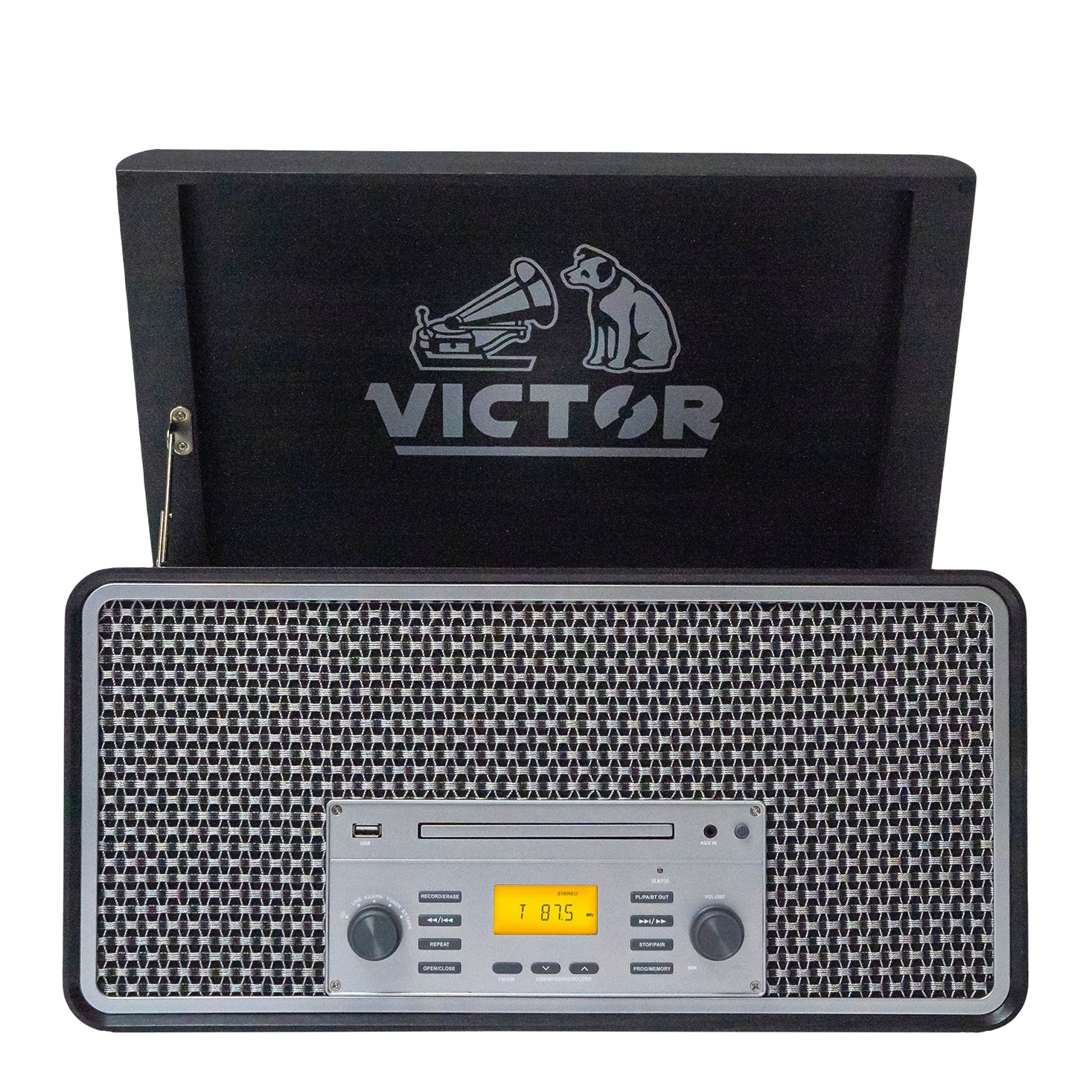 Monument 8-in-1 Wood Music Center – victoraudio