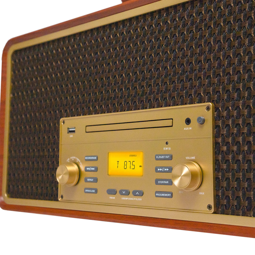 Monument
8-in-1 Wood Music Center